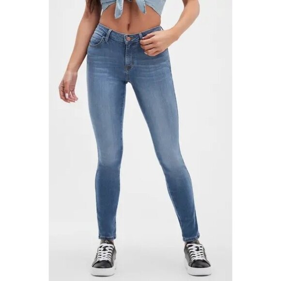 Guess Medium Wash Sexy Curve Stretch Skinny Jeans 28 - Picture 1 of 4